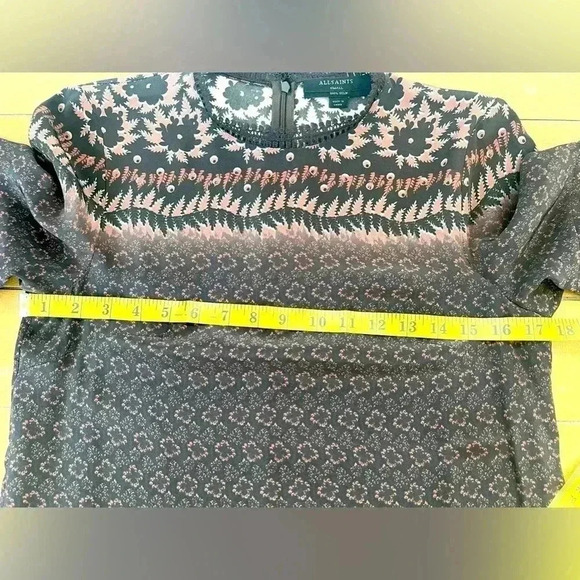 All Saints Rayen Anokhi Silk Dress - Picture 14 of 15